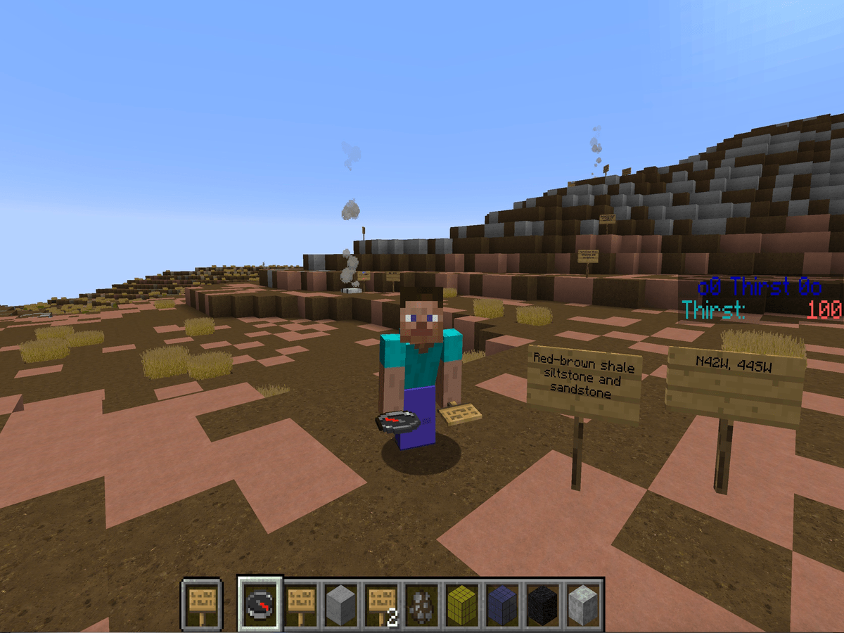 Minecraft world created by Will Parcell