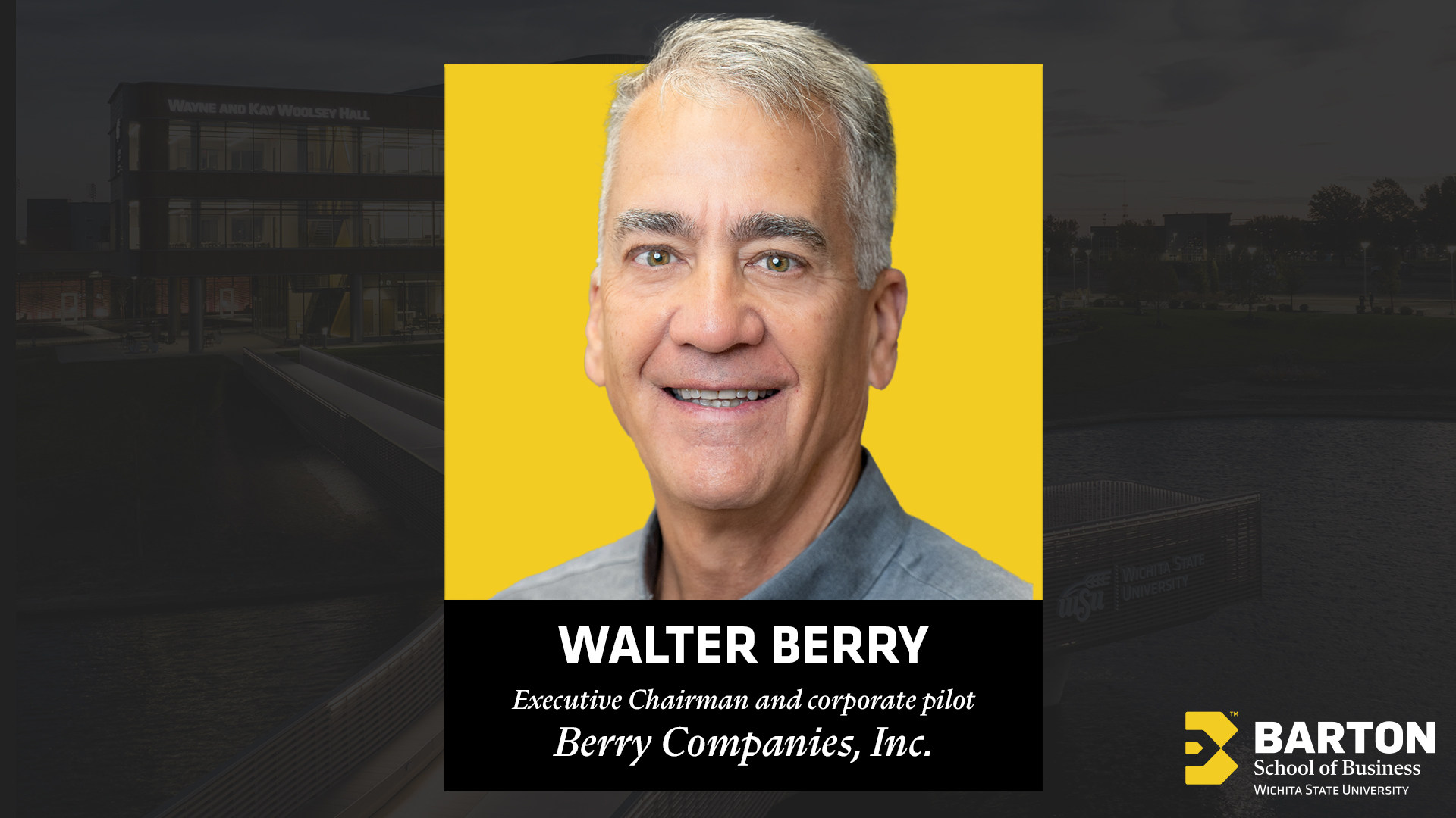 Walter Berry Named to Barton School Dean’s Advisory Board