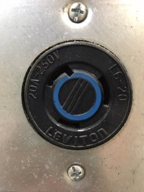 Photo of 250VAC 20A 1Ph (NEMA L6-20) 
