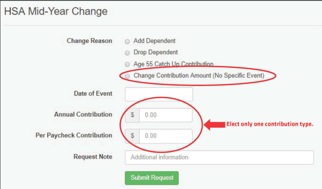 HSA Mid-year Change image