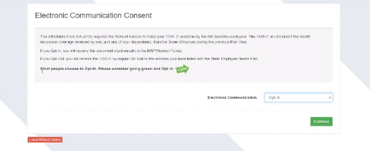 Electronic Communication Consent