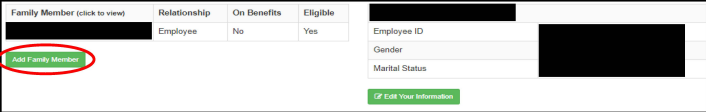 image that shows the button add family member